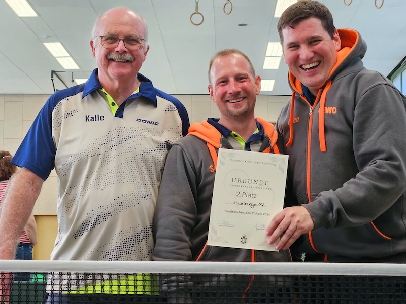 Kalle, Sascha und Nico beim Vorgabepokal 2024